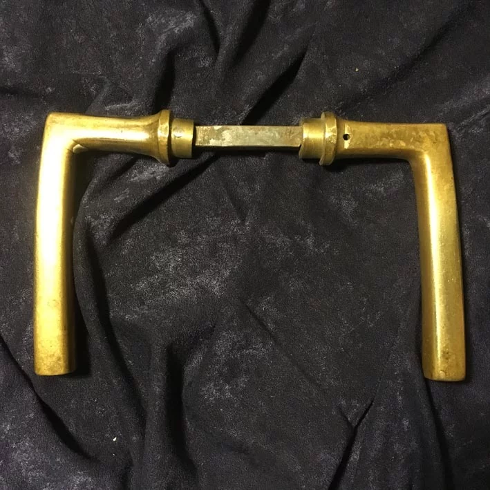 Türdrückergarnitur Nr. 121 Original Bauhaus Messing – Bild 5