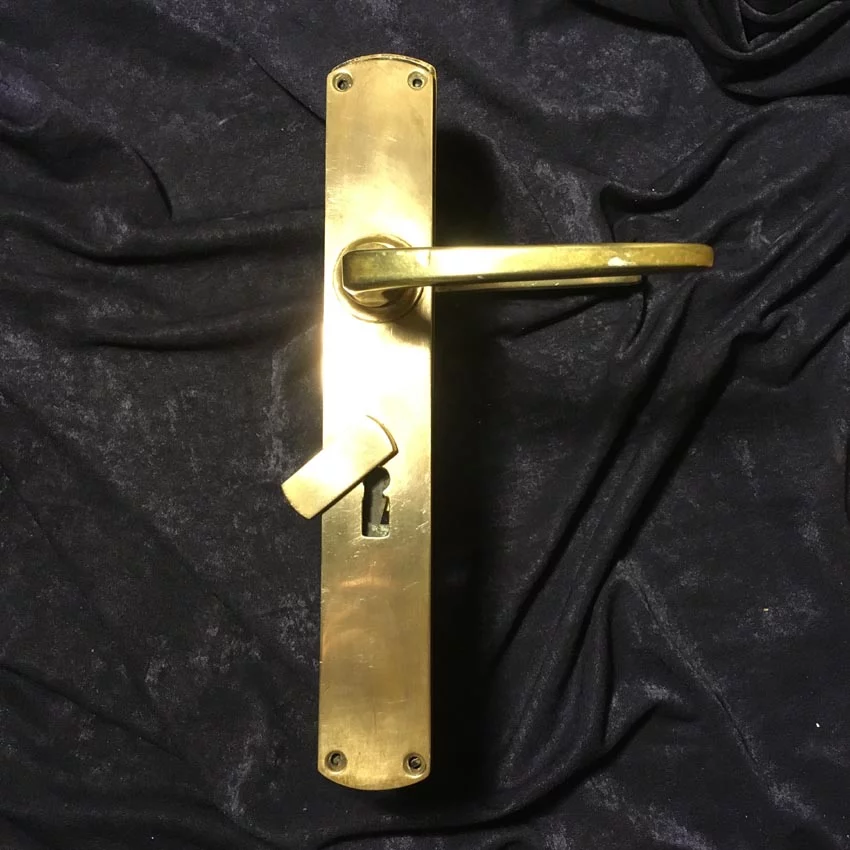 Türdrückergarnitur Nr. 123 Original Bauhaus Messing – Bild 2