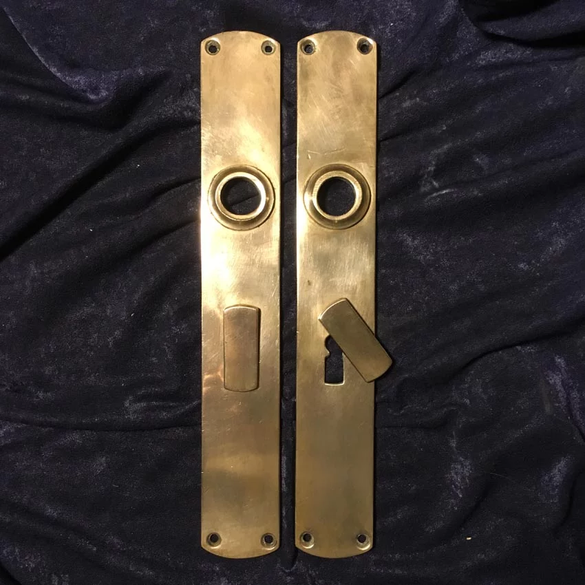 Türdrückergarnitur Nr. 123 Original Bauhaus Messing – Bild 4