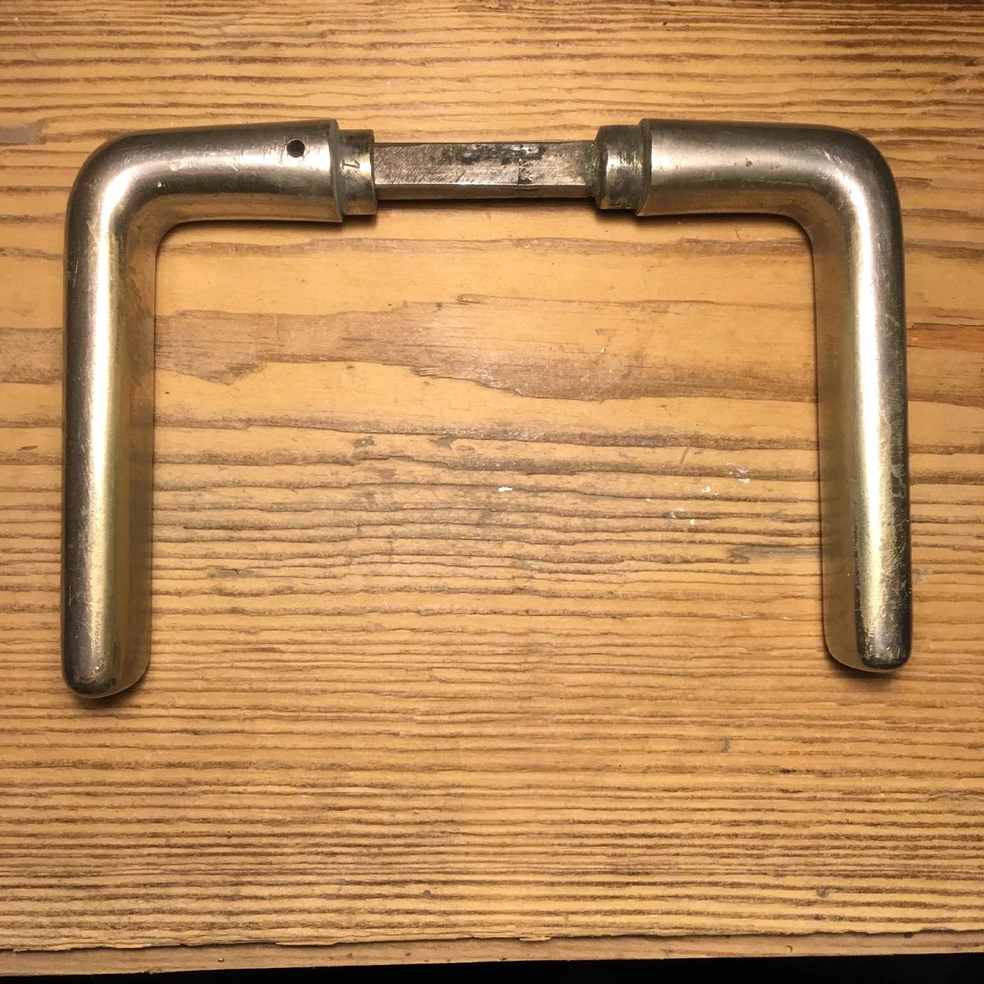 Türdrückergarnitur Nr. 109 Bauhaus Vernickelt Messing – Bild 4