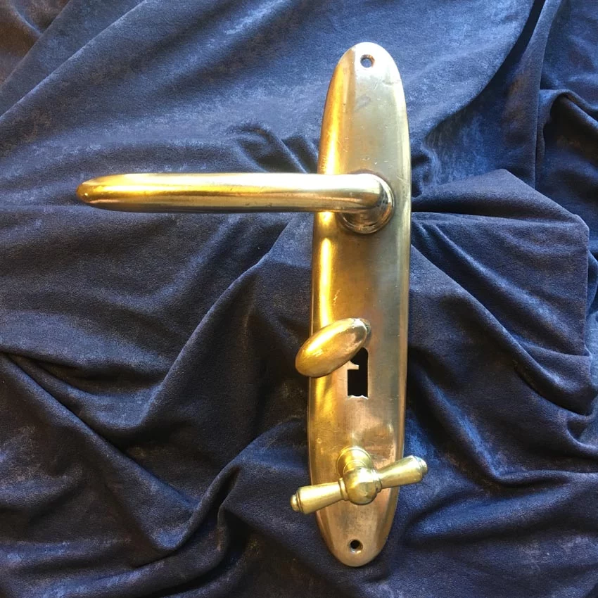 Türdrückergarnitur Nr. 125 Original Bauhaus Messing