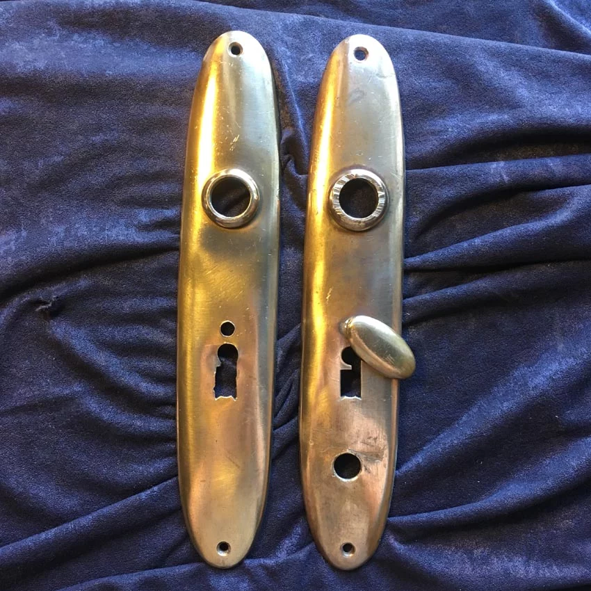 Türdrückergarnitur Nr. 125 Original Bauhaus Messing – Bild 4