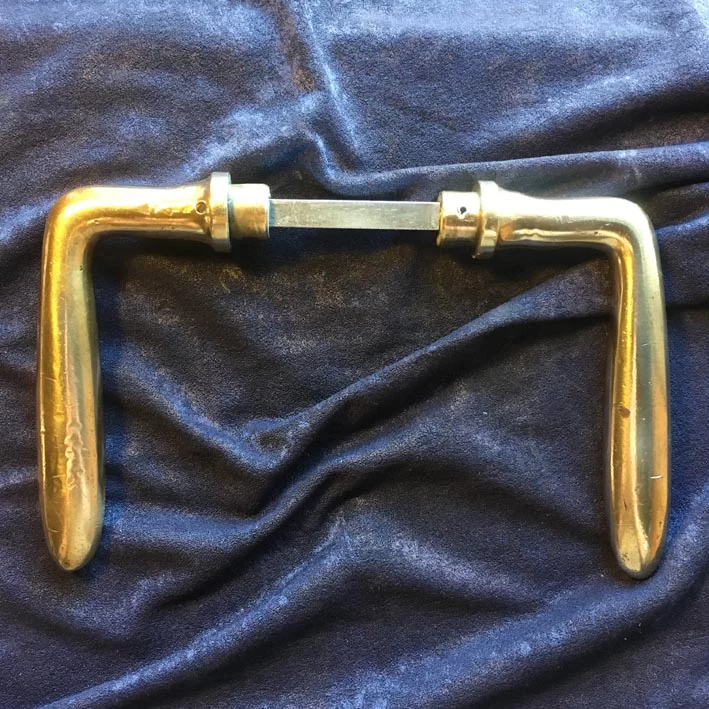 Türdrückergarnitur Nr. 125 Original Bauhaus Messing – Bild 5