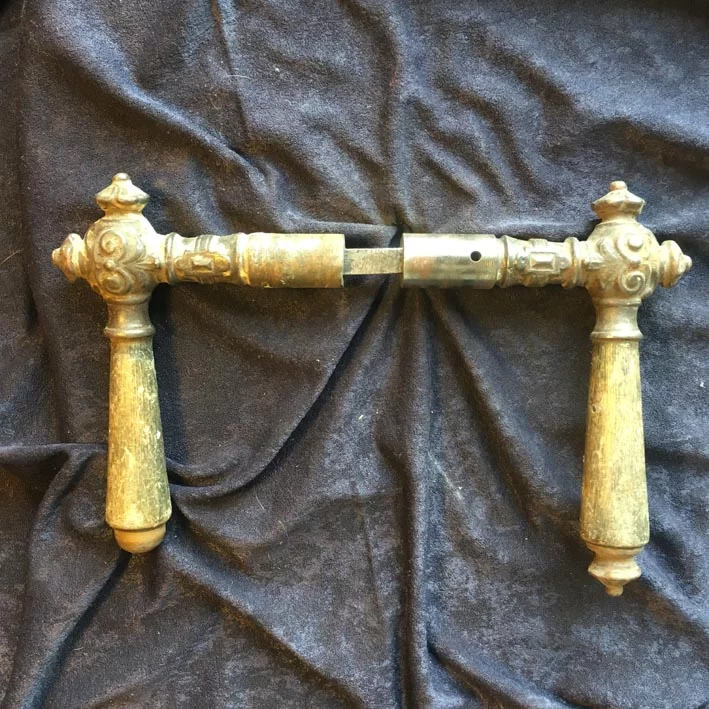 Türdrückergarnitur Nr. 156 Historismus Gusseisen – Bild 4