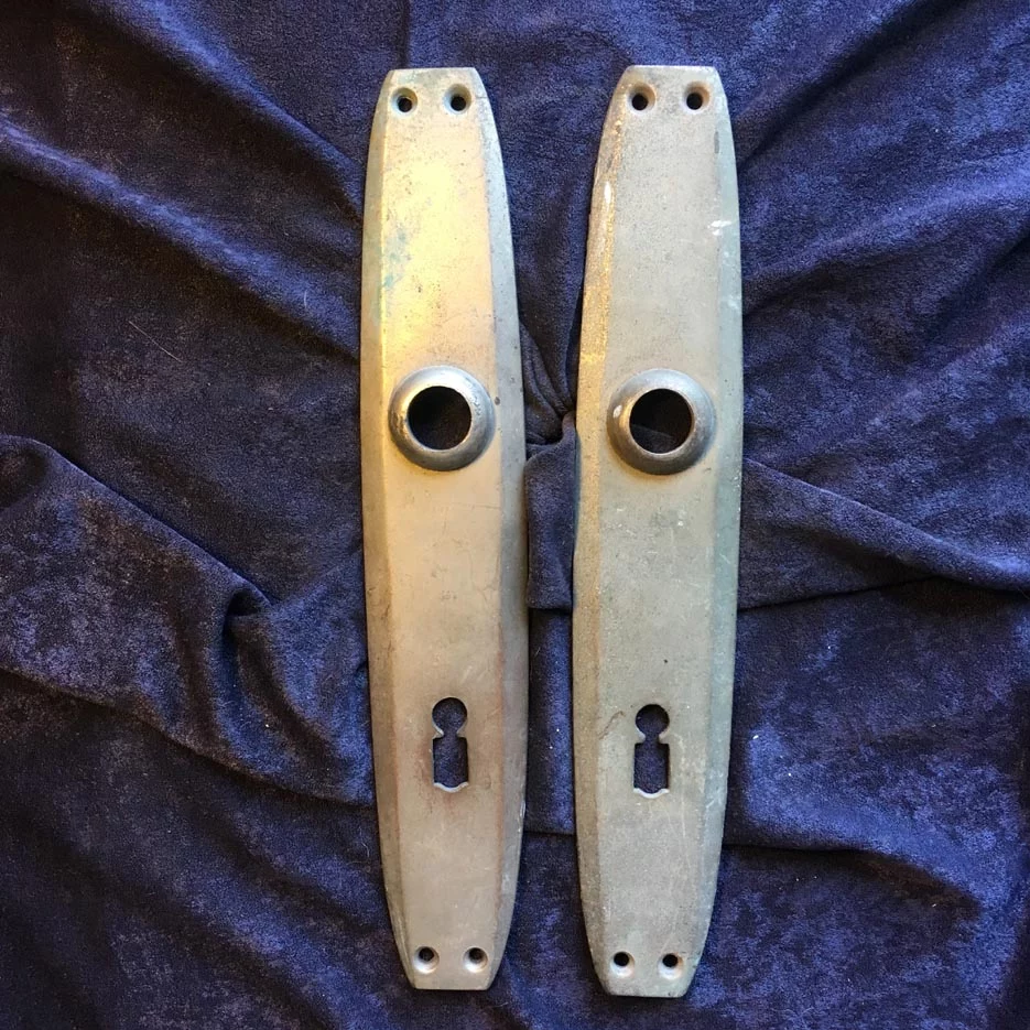 Türdrückergarnitur Nr. 160 Original Bauhaus Messing – Bild 3