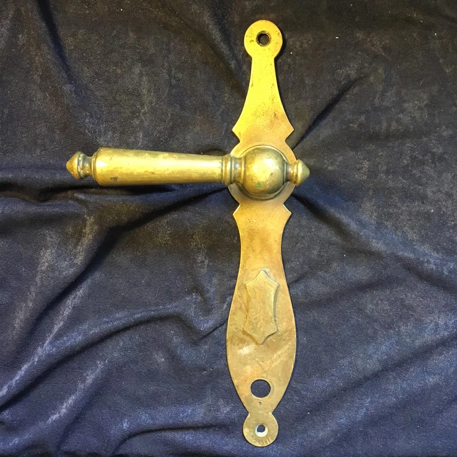 Türdrückergarnitur Nr. 170 Jugendstil Messing