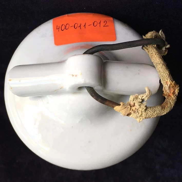 Deckenlampe Nr. 12 aus Porzellan mit Glaszylinder – Bild 2