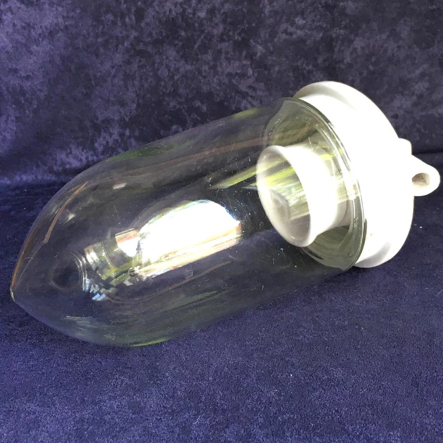 Deckenlampe Nr. 12 aus Porzellan mit Glaszylinder – Bild 4