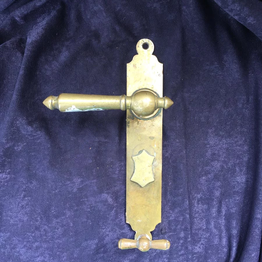 Türdrückergarnitur Nr. 191 Gründerzeit Messing