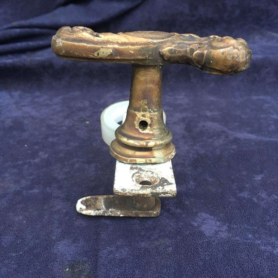 Fensterolive Nr. 126 Gründerzeit Neo Barock Messing – Bild 8