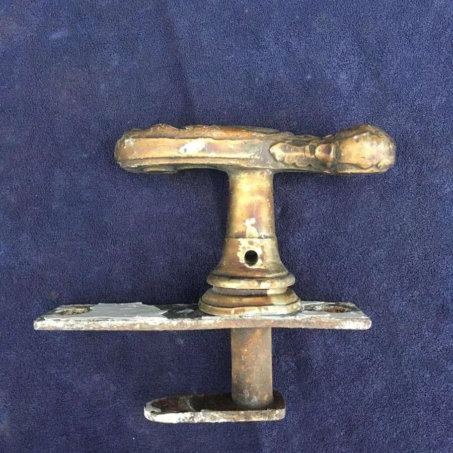 Fensterolive Nr. 126 Gründerzeit Neo Barock Messing – Bild 9