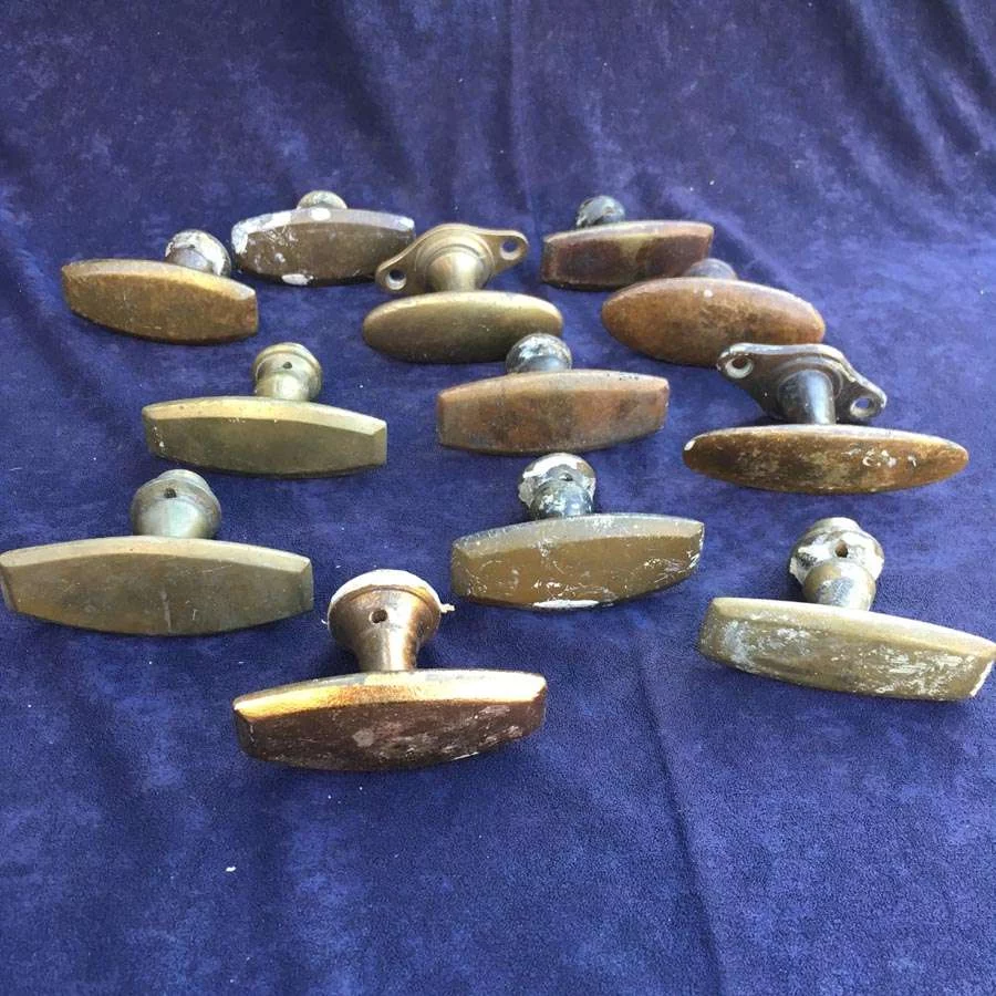 16 ähnliche Fensterolive Nr. 149 Bauhaus Messing – Bild 4