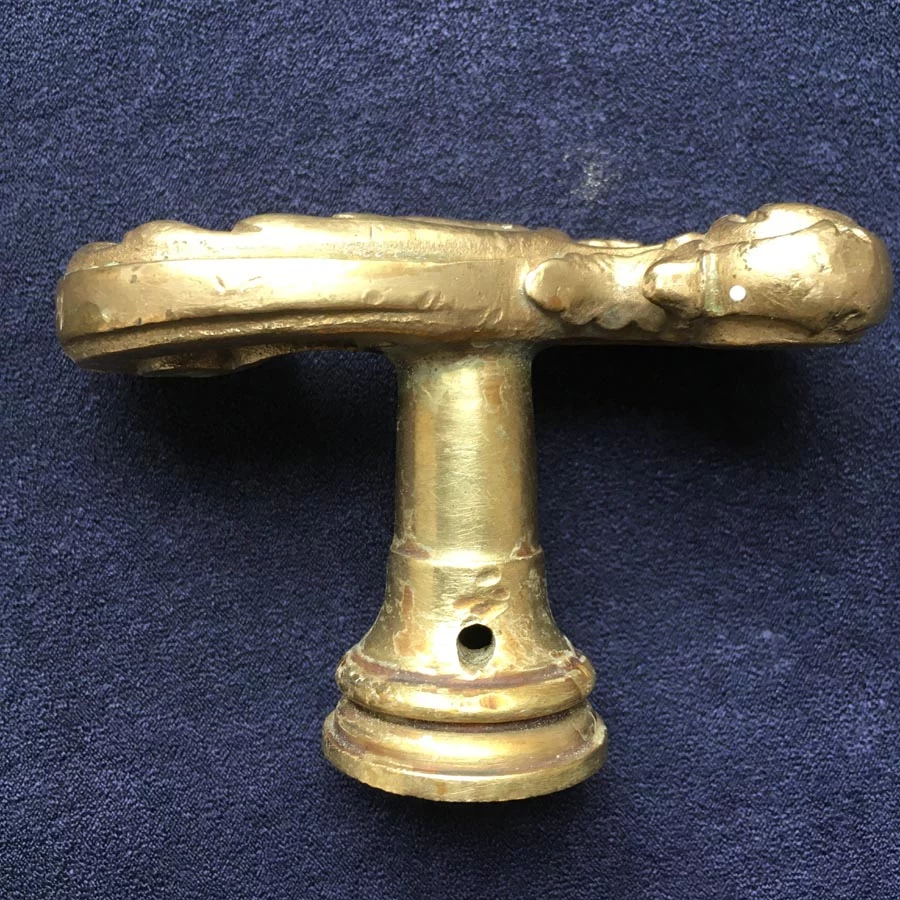 Fensterolive Nr. 126 Gründerzeit Neo Barock Messing – Bild 5