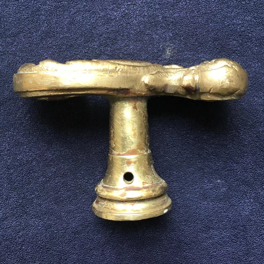 Fensterolive Nr. 126 Gründerzeit Neo Barock Messing – Bild 3