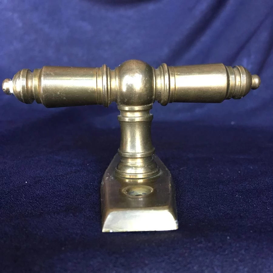 Fensterolive Nr. 144 Gründerzeit Messing / Horn Modern – Bild 3