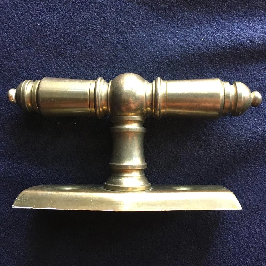 Fensterolive Nr. 144 Gründerzeit Messing / Horn Modern – Bild 6