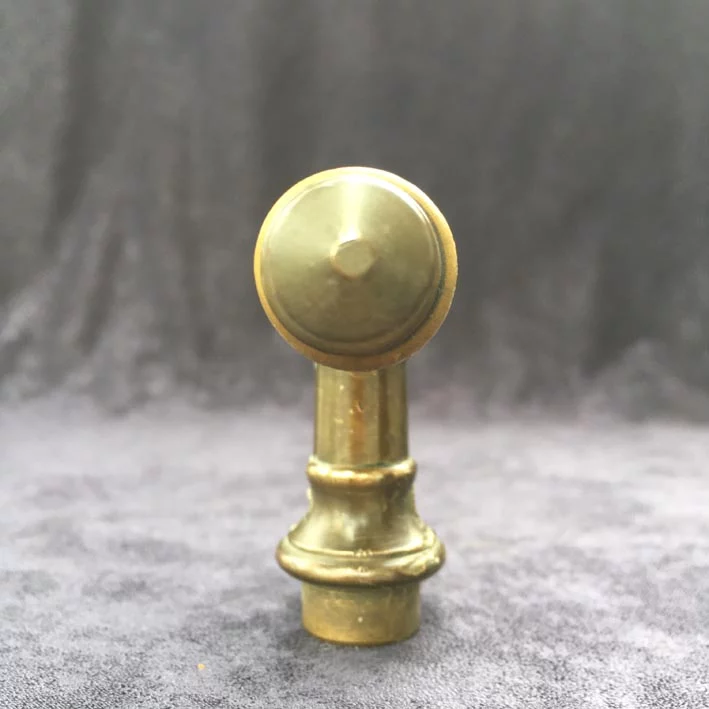 Fensterolive Nr. 157 Gründerzeit Messing vernickelt / Horn – Bild 6