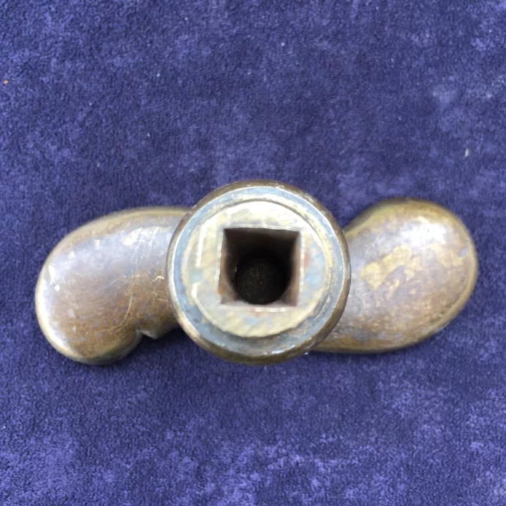 Fensterolive Nr. 184 Gründerzeit / Neo Barock Messing – Bild 5