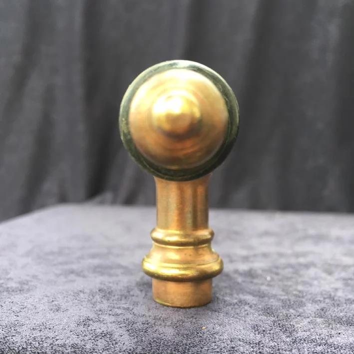 Fensterolive Nr. 187 Gründerzeit Neo Barock Messing/Horn – Bild 5