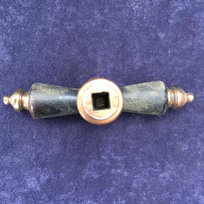 Fensterolive Nr. 187 Gründerzeit Neo Barock Messing/Horn – Bild 6