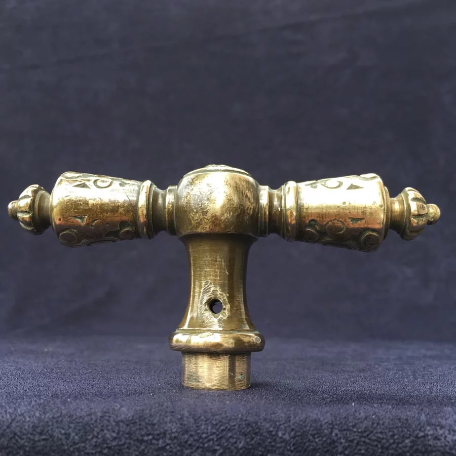 Fensterolive Nr. 194 Gründerzeit / Neo Barock Messing – Bild 5