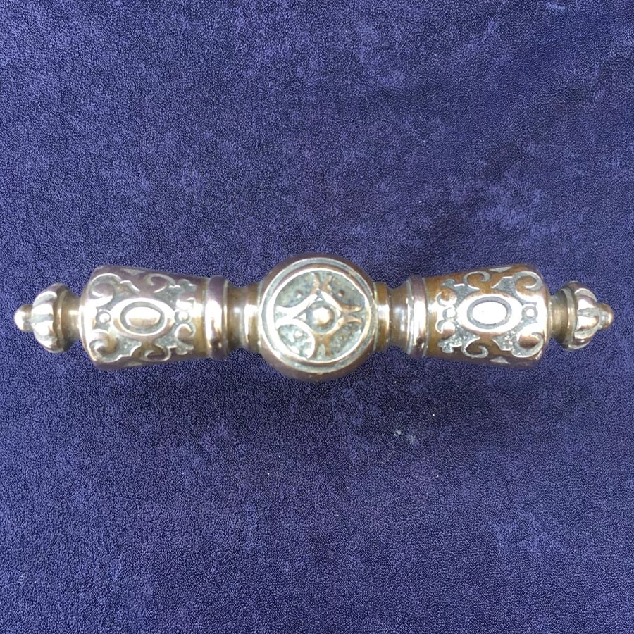 Fensterolive Nr. 194 Gründerzeit / Neo Barock Messing – Bild 2