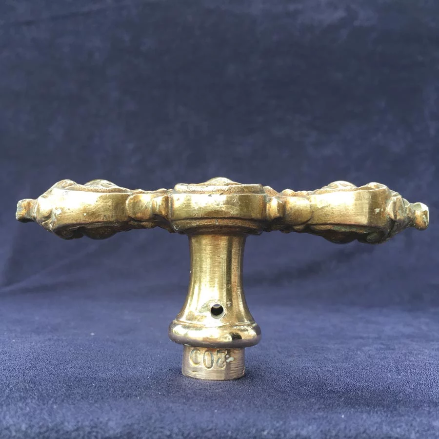 Fensterolive Nr. 196 Gründerzeit / Neo Barock Messing – Bild 3