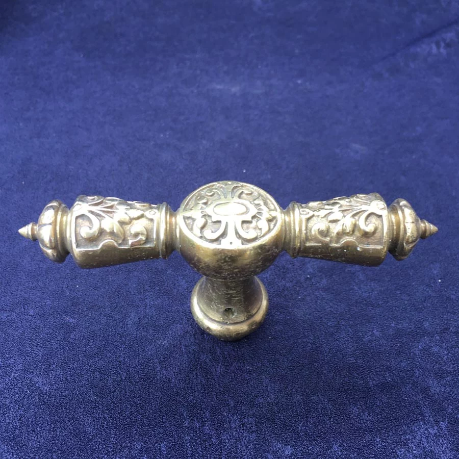 Fensterolive Nr. 198 Gründerzeit / Neo Barock Messing – Bild 3