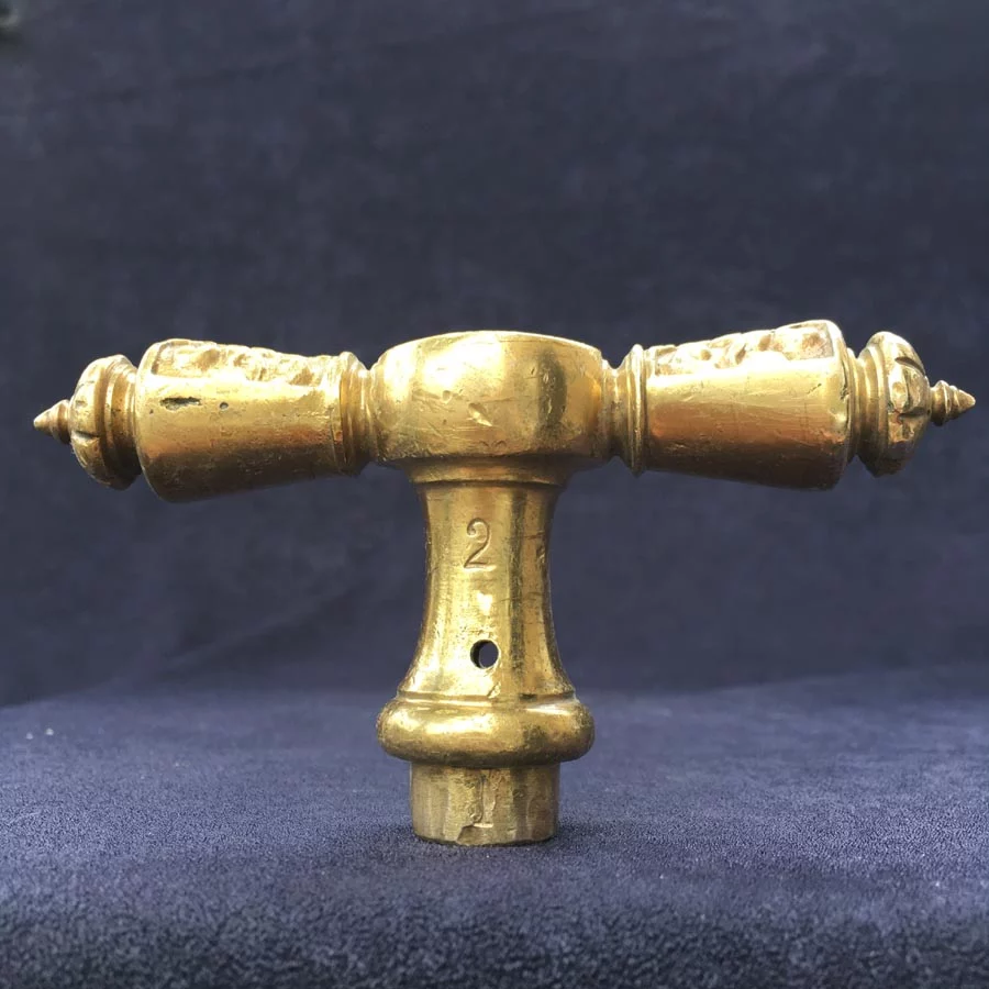 Fensterolive Nr. 198 Gründerzeit / Neo Barock Messing – Bild 7