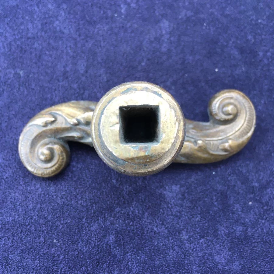 Fensterolive Nr. 199 Gründerzeit / Neo Barock Messing – Bild 5