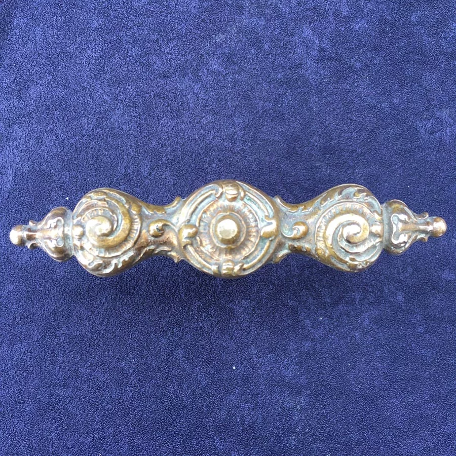 Fensterolive Nr. 200 Gründerzeit / Neo Barock Messing – Bild 2