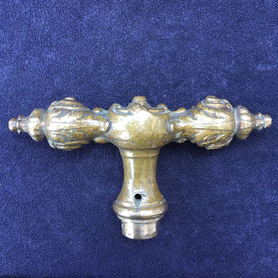 Fensterolive Nr. 200 Gründerzeit / Neo Barock Messing – Bild 4