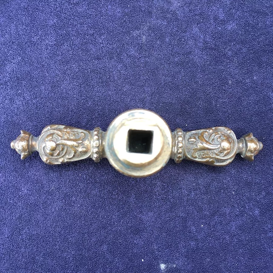 Fensterolive Nr. 201 Gründerzeit / Neo Barock Messing – Bild 4