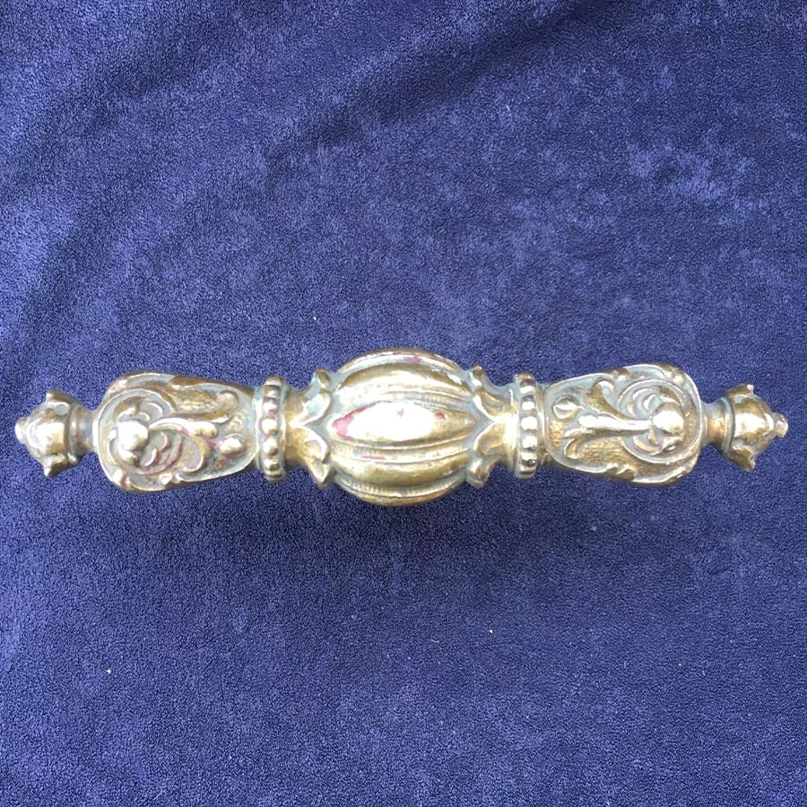 Fensterolive Nr. 201 Gründerzeit / Neo Barock Messing – Bild 2