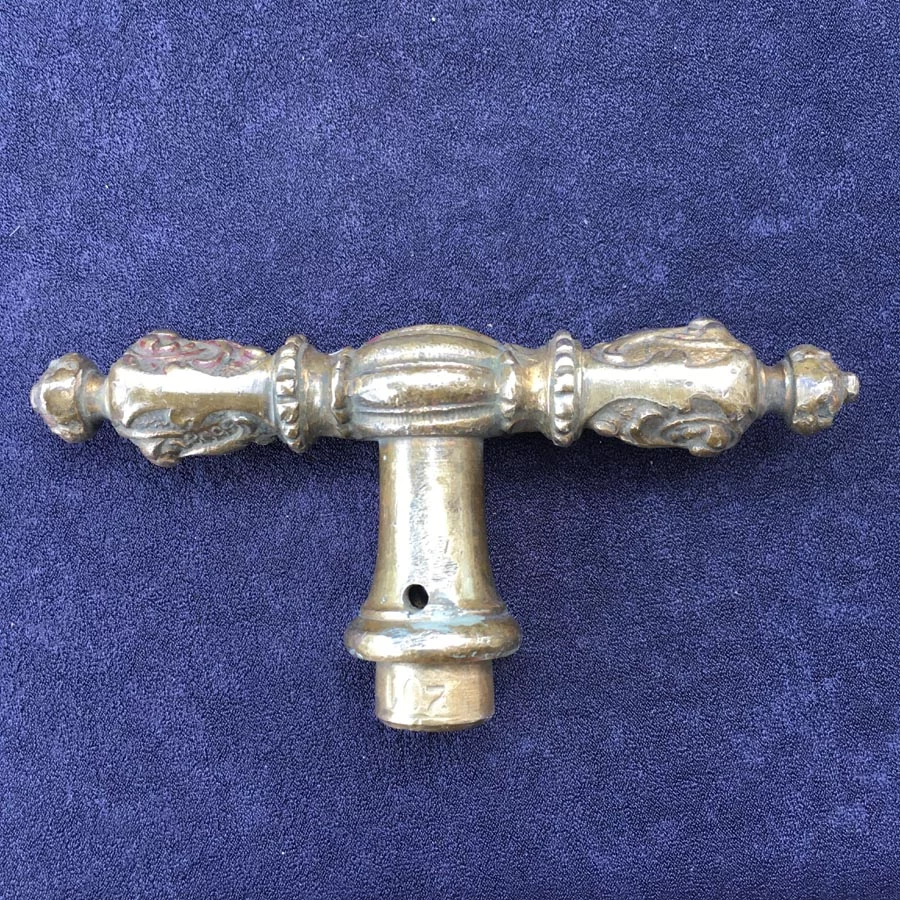 Fensterolive Nr. 201 Gründerzeit / Neo Barock Messing – Bild 5