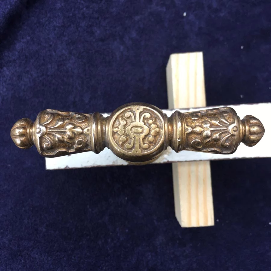 Fensterolive Oberlicht Nr. 203 Gründerzeit / Neo Barock Messing – Bild 5