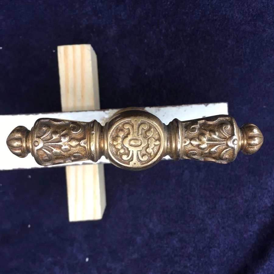 Fensterolive Oberlicht Nr. 203 Gründerzeit / Neo Barock Messing – Bild 2