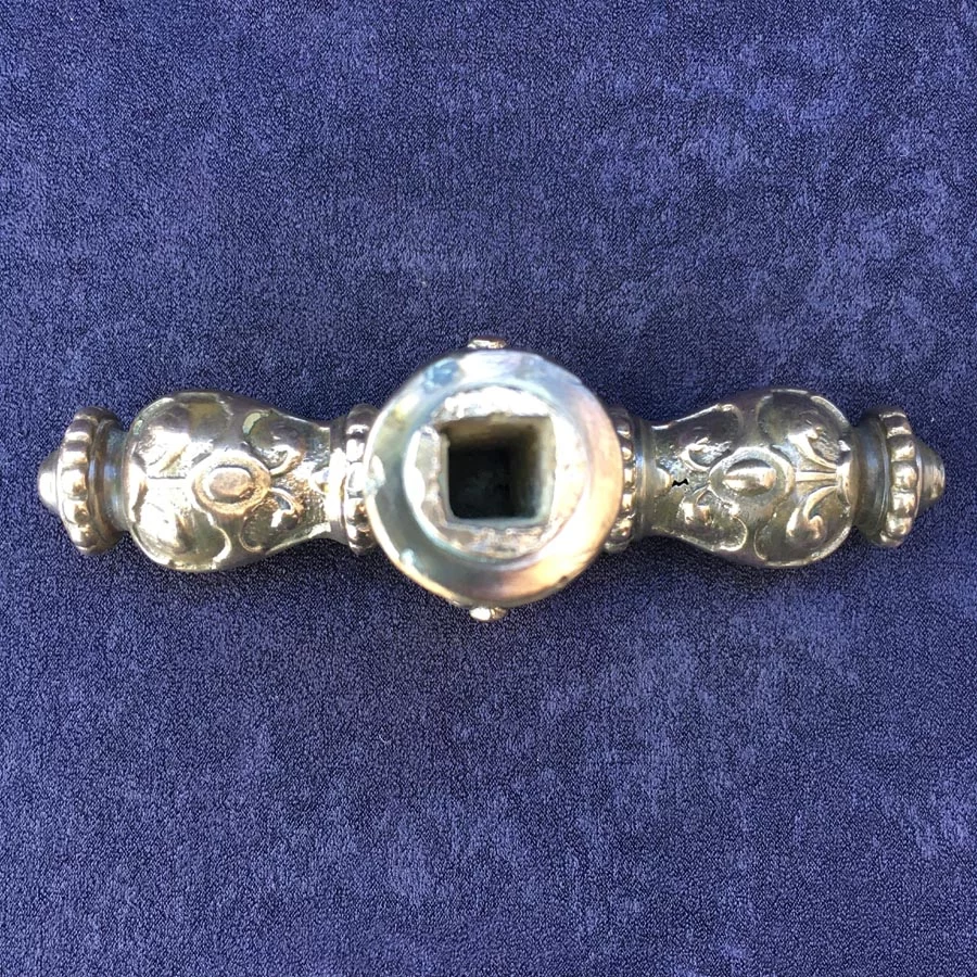 Fensterolive Nr. 217 Gründerzeit / Neo Barock Messing – Bild 7