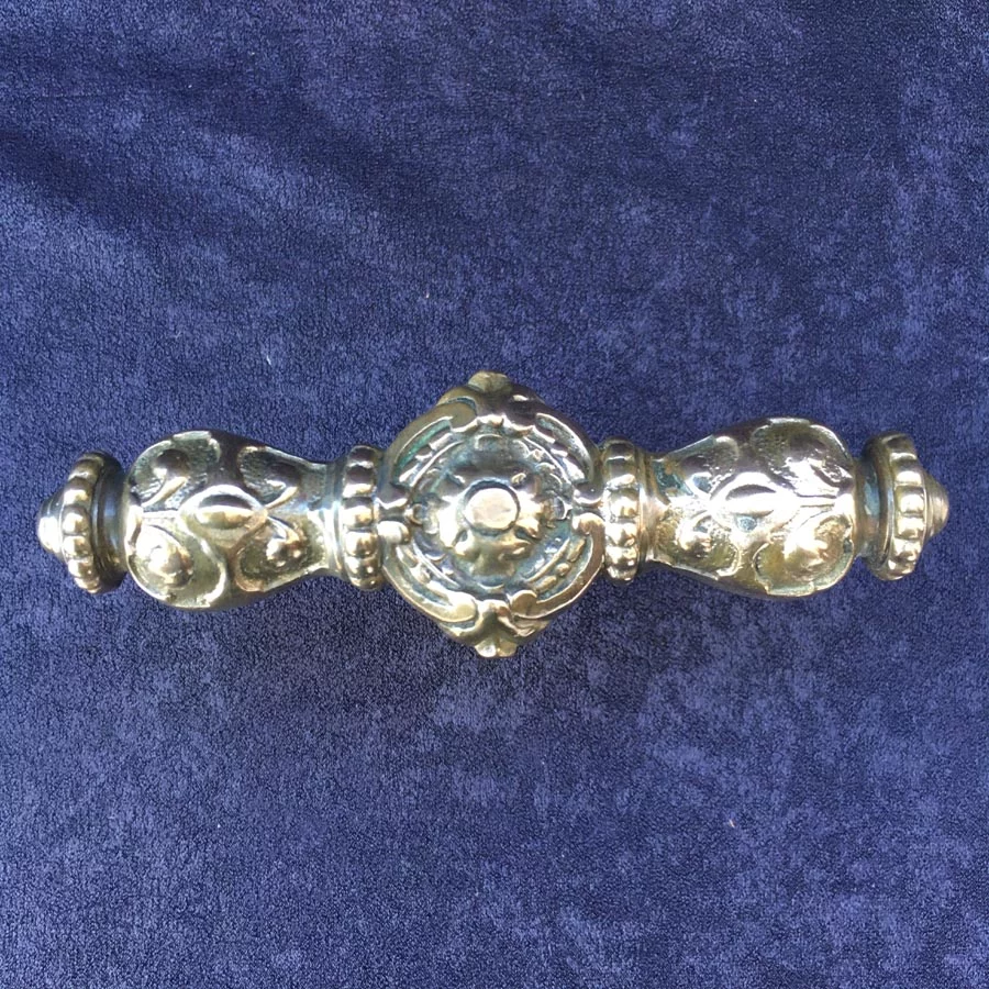 Fensterolive Nr. 217 Gründerzeit / Neo Barock Messing – Bild 2