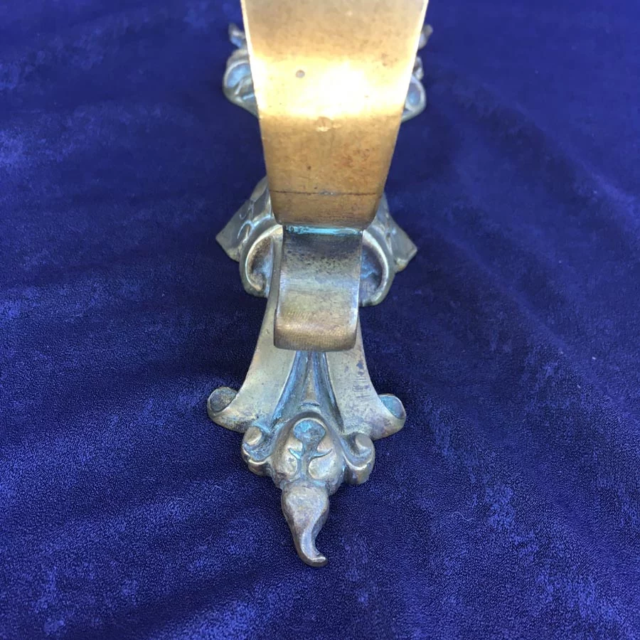 Kleiderhaken Nr. 1 Historismus / Gründerzeit Messing – Bild 5