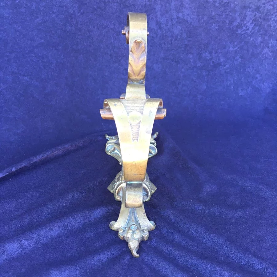 Kleiderhaken Nr. 1 Historismus / Gründerzeit Messing – Bild 8