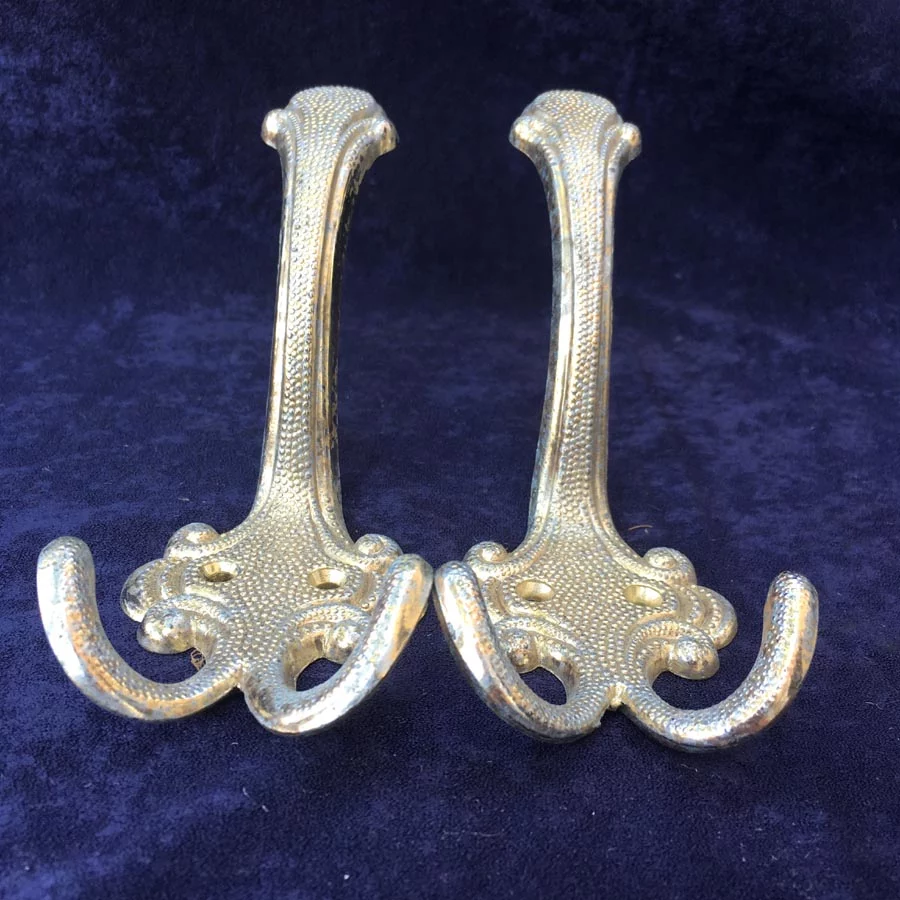 Kleiderhaken Nr. 2 Messing – Bild 2