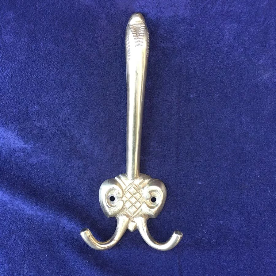 Kleiderhaken Nr. 2 Messing – Bild 10