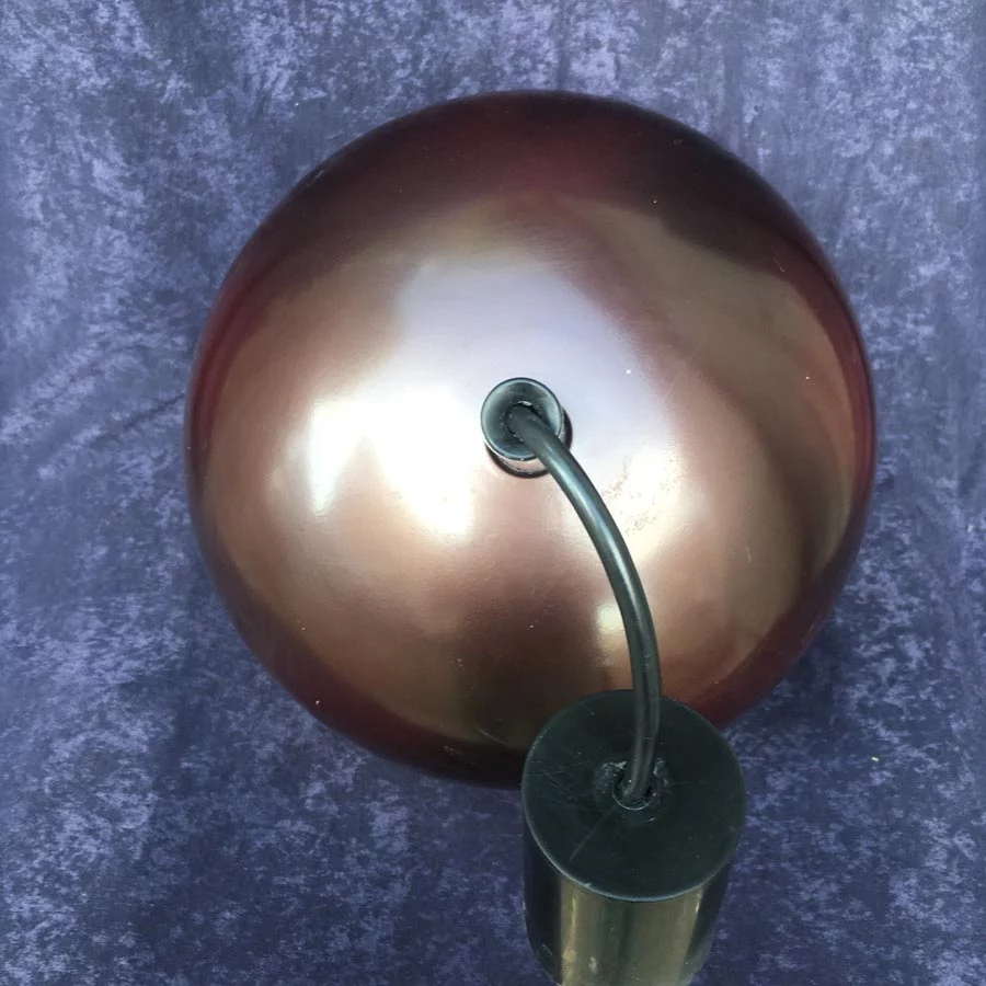 70er Jahre Deckenlampe Nr. 13 Alu Poliert / Lakiert – Bild 2