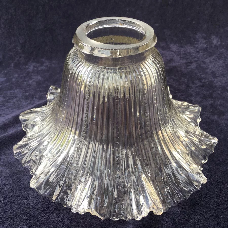 Lampenschirm Nr. 7 Handgefertigtes Jugendstil Ätzglas – Bild 2