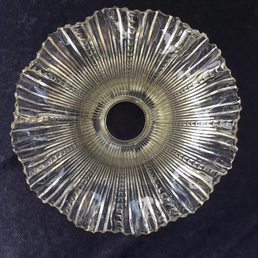 Lampenschirm Nr. 7 Handgefertigtes Jugendstil Ätzglas – Bild 3