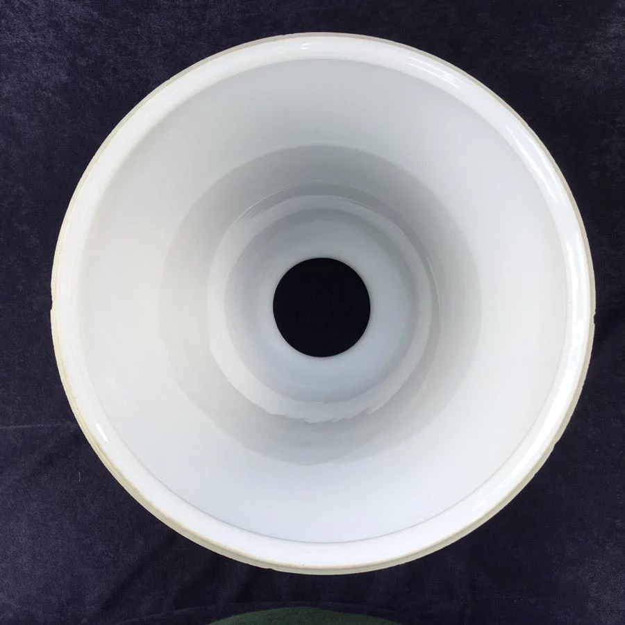 Lampenschirm Nr. 6 Milchglas Art-Deco Bauhaus – Bild 3