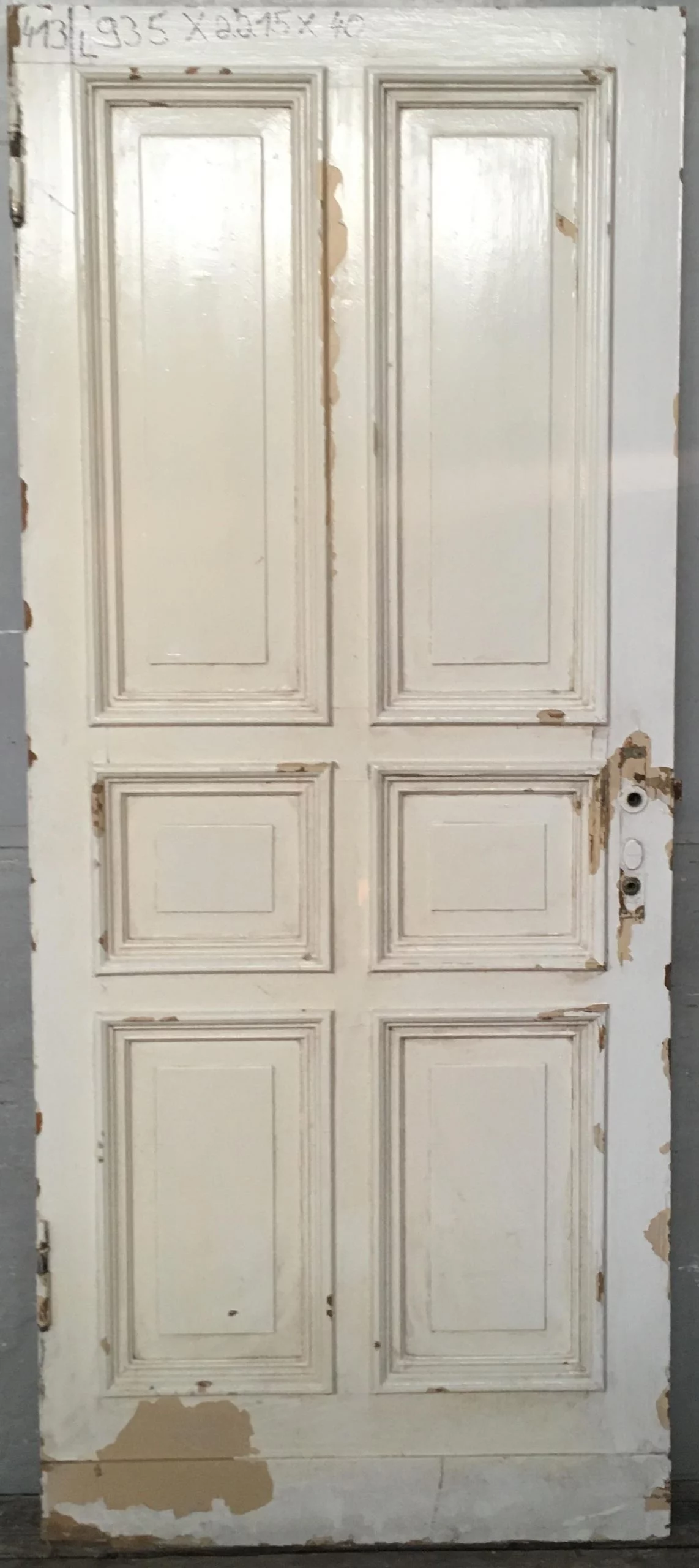 Holz Zimmertür Nr. 413 Gründerzeit Aufgedoppelt