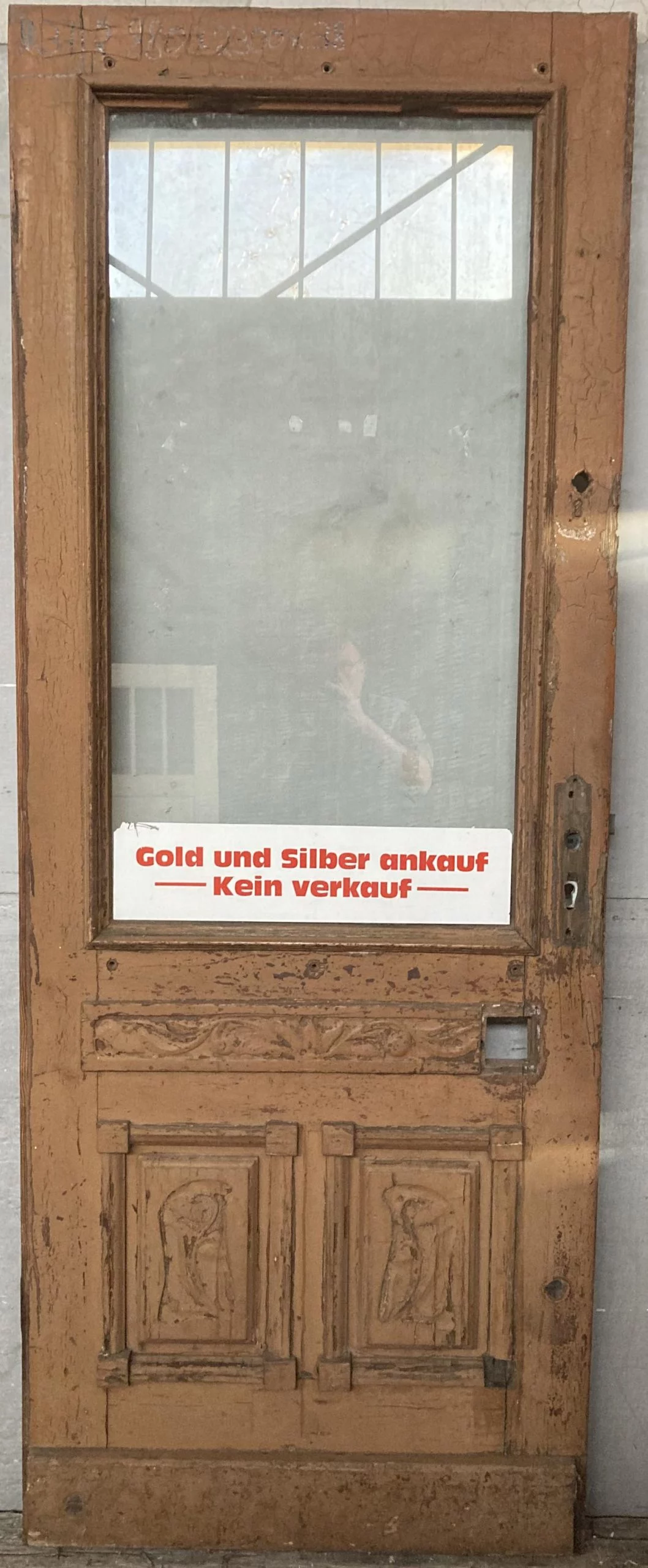 Haustür, Kaufmannsladeneingangstür Nr. 437 Jugendstil – Bild 2