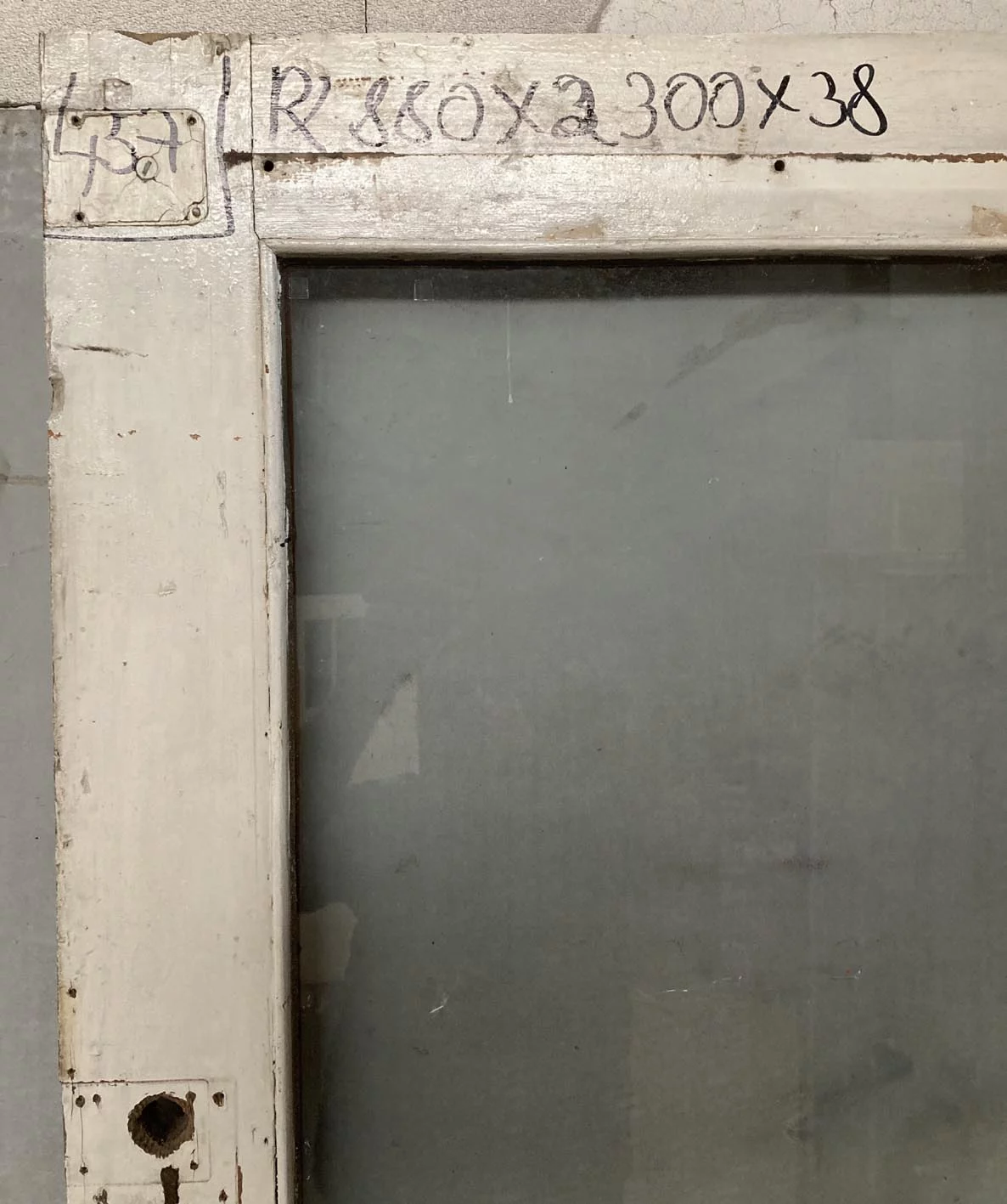 Haustür, Kaufmannsladeneingangstür Nr. 437 Jugendstil – Bild 4